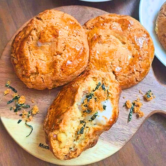 黑芝麻及肉鬆麻糬合桃酥工作坊